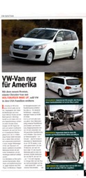 VW Routan Autostrassenverkehr09